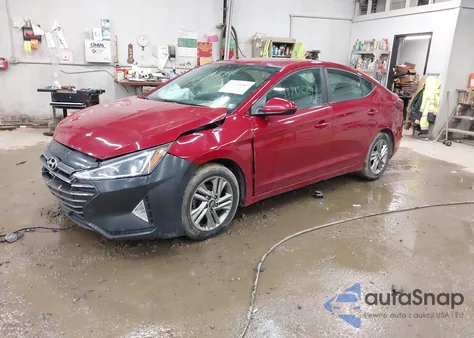 2019 Hyundai Elantra Sel z USA, uszkodzony, nr VIN KMHD84LF6KU747529